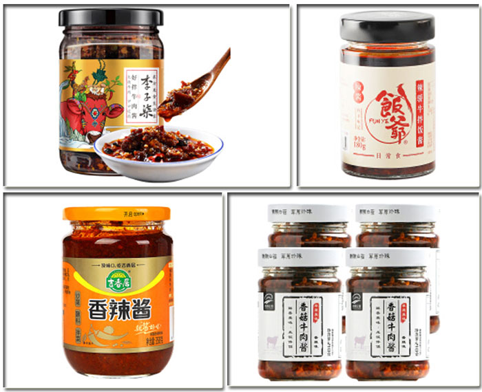 辣椒醬灌裝線-全自動辣椒醬灌裝設(shè)備樣品展示